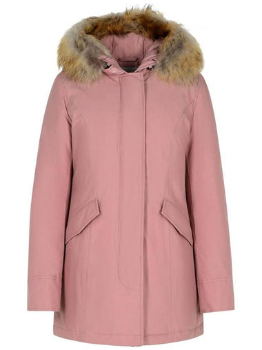 Woolrich 'Artic' Pink Cotton Blend Parka - WOOLRICH - BALAAN 1