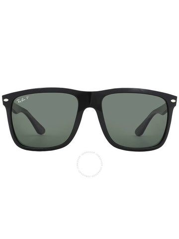 Ray Ban Boyfriend Two Green Square Unisex Sunglasses RB4547 601/58 60 - RAY-BAN - BALAAN 1