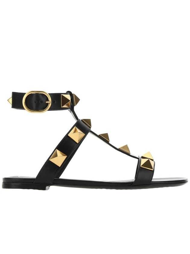 Roman Studded Leather Ankle Strap Sandals - VALENTINO - BALAAN.