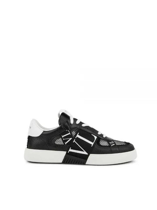 VL7N Logo Low Top Sneakers Black - VALENTINO - BALAAN 1