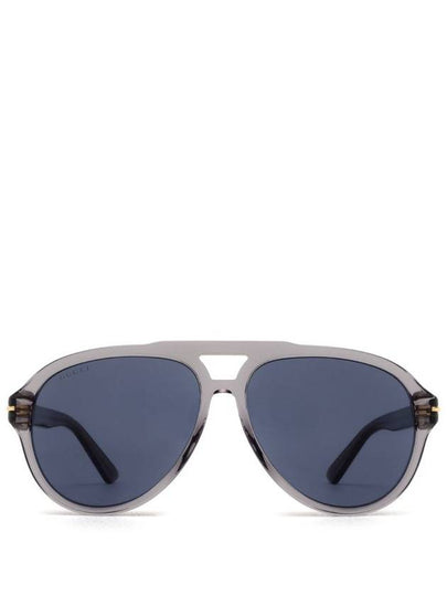 Sunglasses GG1443S 005 TRANSPARENT GRAY - GUCCI - BALAAN 2