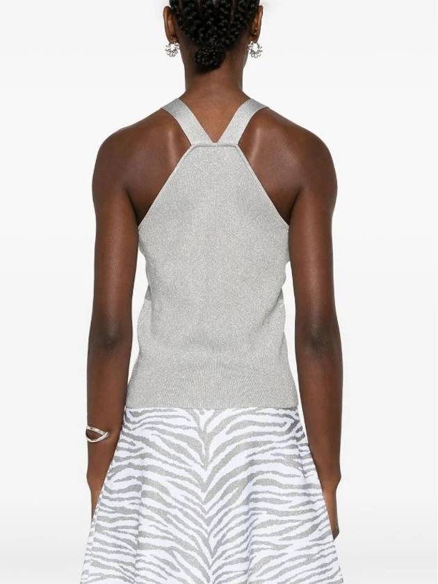 Metallic Knit Cutout Tank Top MS460W2AFB_040 - MICHAEL KORS - BALAAN 4