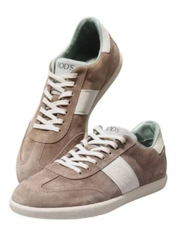 suede logo taps sneakers - TOD'S - BALAAN 1