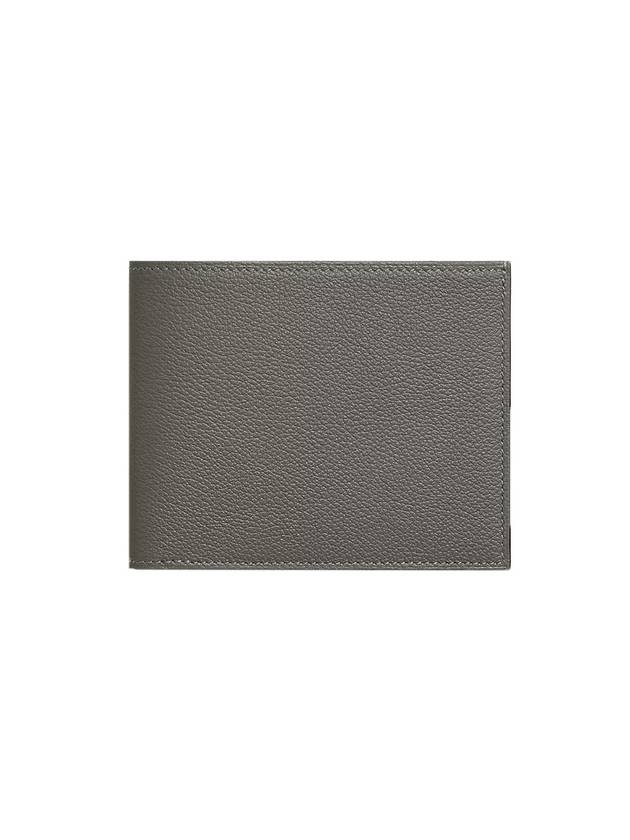 Citizen Twill Compact Card Wallet Gris Mayer - HERMES - BALAAN 1