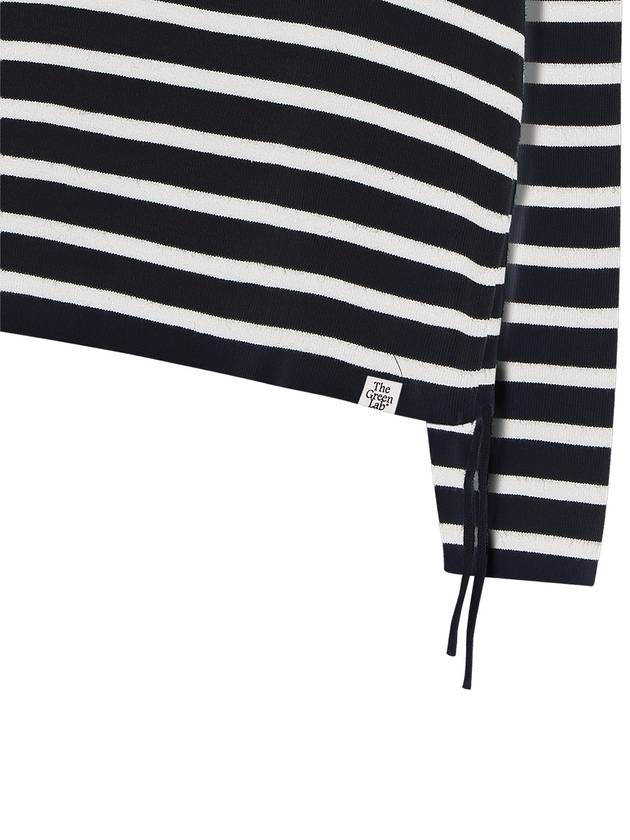 Striped shirring knit Black - THE GREEN LAB - BALAAN 5