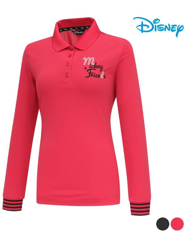 Disney Character Basic Long Sleeve Collar T-Shirt DO1LTS016 - DISNEY GOLF - BALAAN 1