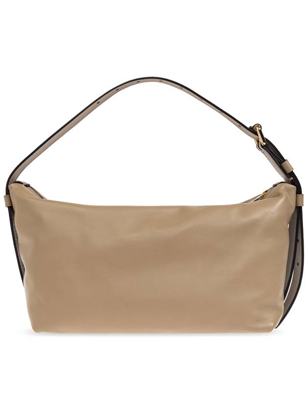 Moschino Leather Shoulder Bag, Women's, Beige - MOSCHINO - BALAAN 3