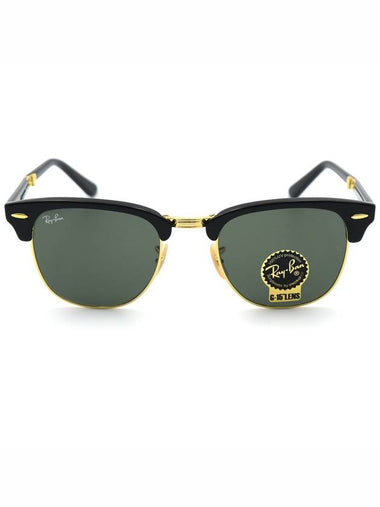 Ray-Ban sunglasses Clubmaster folding CLUBMASTER FOLDING RB2176 901 border - RAY-BAN - BALAAN 1