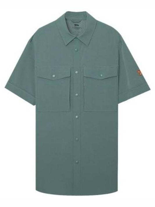 Men's Abisko Trekking Shirt Short Sleeve - FJALL RAVEN - BALAAN 1