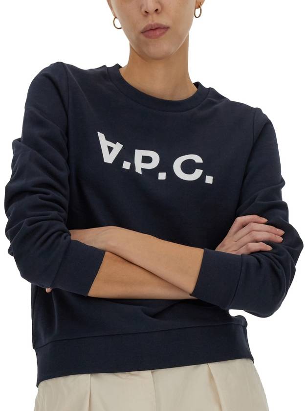 VPC Logo Sweatshirt Navy - A.P.C. - BALAAN 5