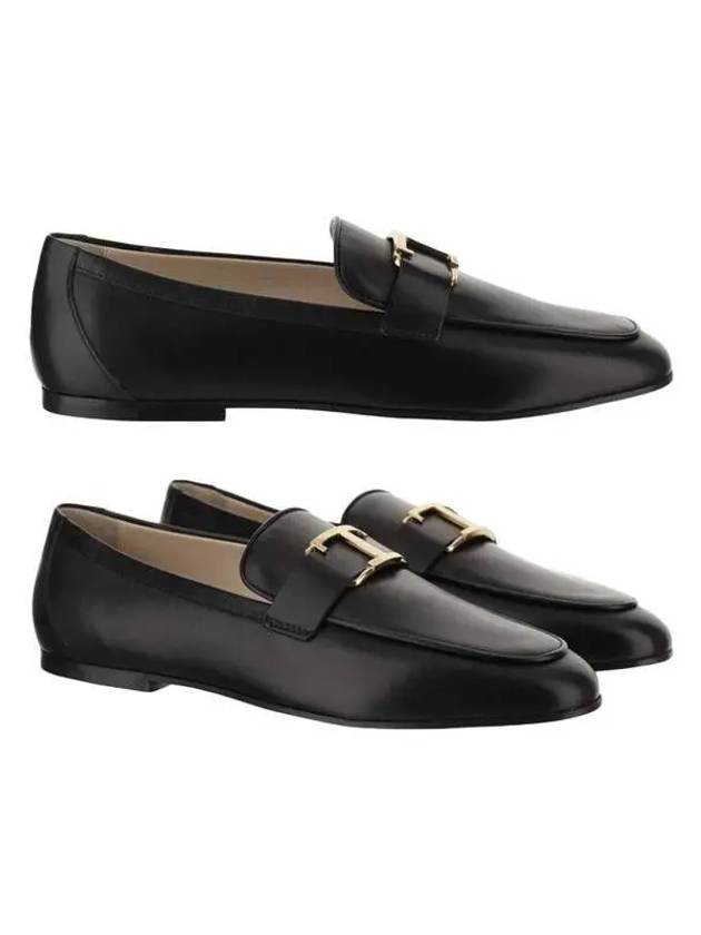 Tods T Timeless Leather Loafers Black - TOD'S - BALAAN 2