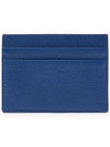 TB Logo Grain Leather Card Wallet Blue - BURBERRY - BALAAN 4