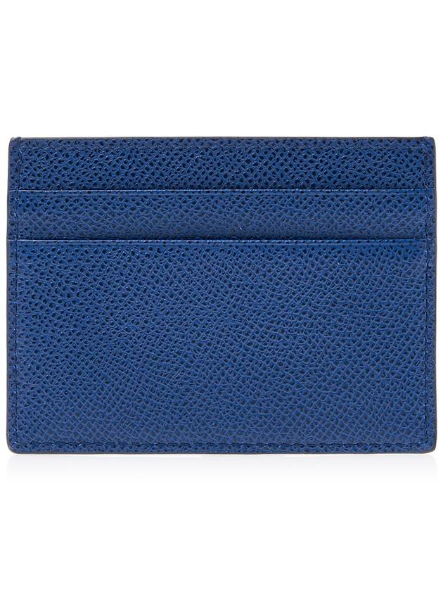 TB grained leather card wallet navy - BURBERRY - BALAAN 4