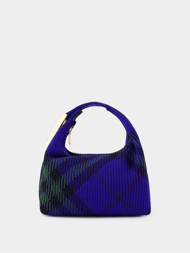 Peg Checked Duffel Bag Blue - BURBERRY - BALAAN 2