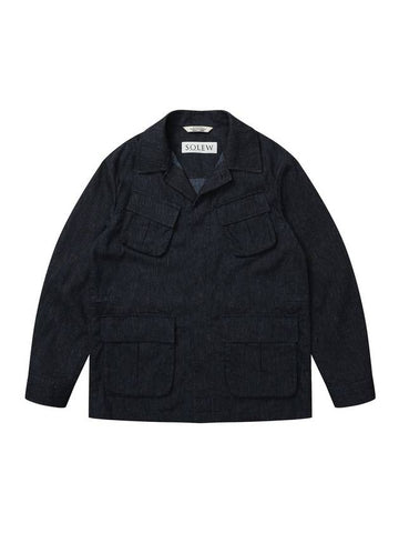 Patigue Jacket Navy - SOLEW - BALAAN 1