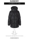 Logo Applique Nylon Puffer Coat Black - BURBERRY - BALAAN 3