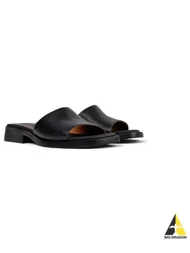 Dana Slide Leather Slippers Black - CAMPER - BALAAN 2