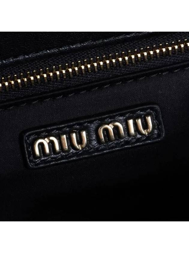 Matelasse Nappa Leather Shoulder Bag Black - MIU MIU - BALAAN 8