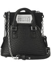 5AC Classic Baby Shoulder Bag Pale Black - MAISON MARGIELA - BALAAN 2