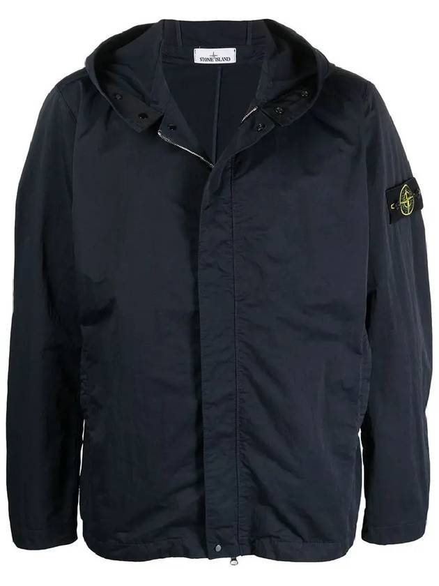 Wappen Patch Nylon Batavia Zip Up Jacket Navy - STONE ISLAND - BALAAN 2