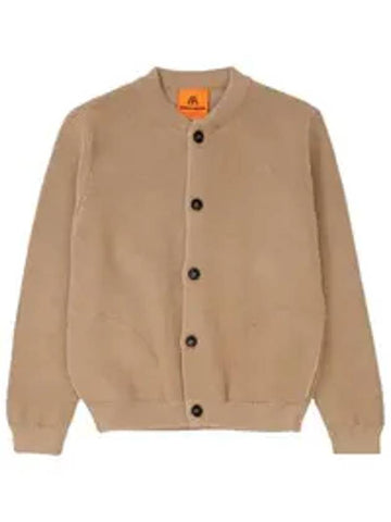 Skipper Round Neck Wool Cardigan Camel - ANDERSEN-ANDERSEN - BALAAN 1