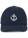 Anchor Classic 6 Panel Ball Cap Navy - THOM BROWNE - BALAAN 3