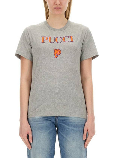 Pucci T-Shirt With Logo - EMILIO PUCCI - BALAAN 1