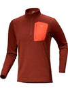 Raw Heavyweight Zip Neck Long Sleeve T-Shirt Orange - ARC'TERYX - BALAAN 2