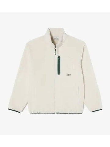 Men s Sherpa High Neck Jumper OFFWHITE Off White - LACOSTE - BALAAN 1