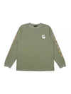 Bucket Logo Long Sleeve T-Shirt KHAKI MAN M3321PRL01KHK - MALBON GOLF - BALAAN 1