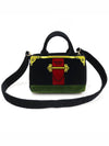 1BA038 Black Velvet Canapa Logo 2WAY - PRADA - BALAAN 1