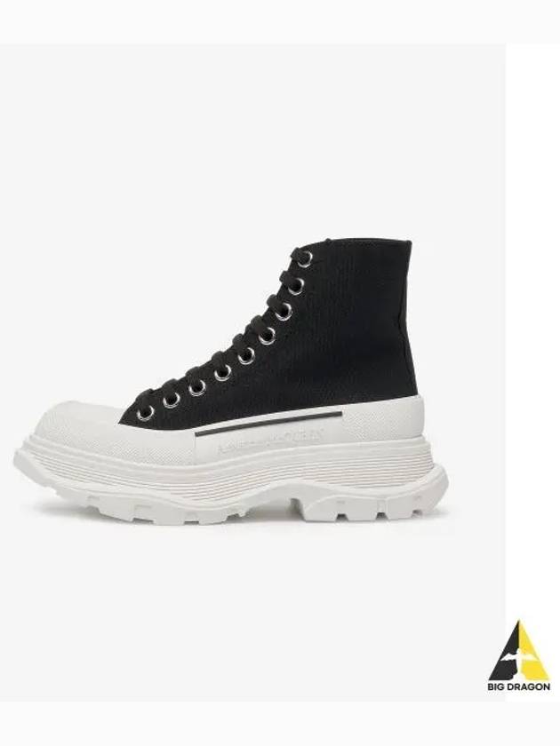 Tread Slick High Top Sneakers White Black - ALEXANDER MCQUEEN - BALAAN 2