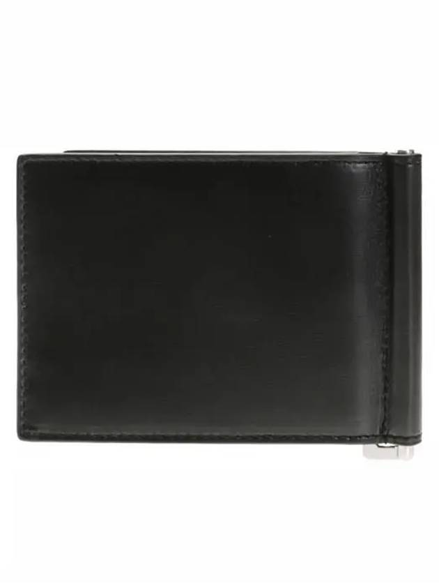 Monogram Money Clip Half Wallet Black - SAINT LAURENT - BALAAN 5