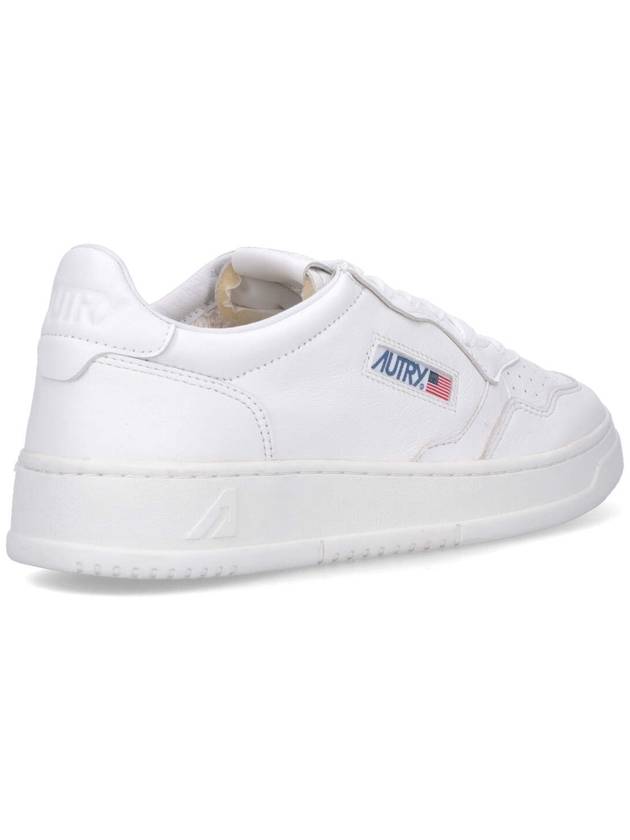 Medalist Logo Patch Low Top Sneakers White - AUTRY - BALAAN 5