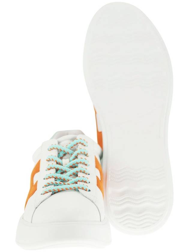 Sneakers HXW5640DN61N4O0SU9 WHITE LIGHT BLUE ORANGE - HOGAN - BALAAN 6