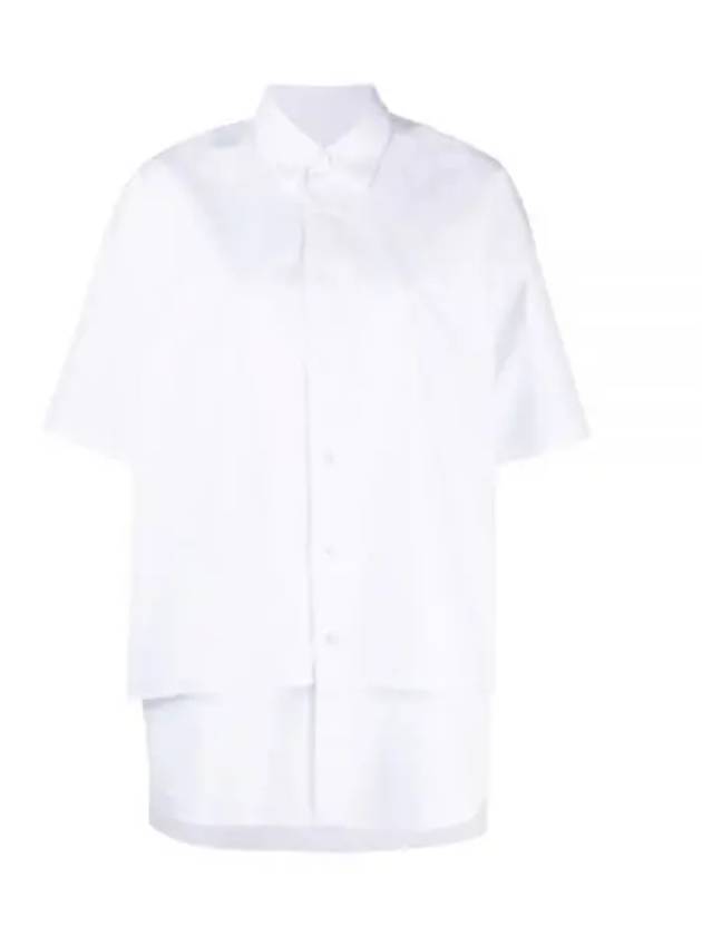 Layered Short Sleeve Shirt White - MAISON KITSUNE - BALAAN 2