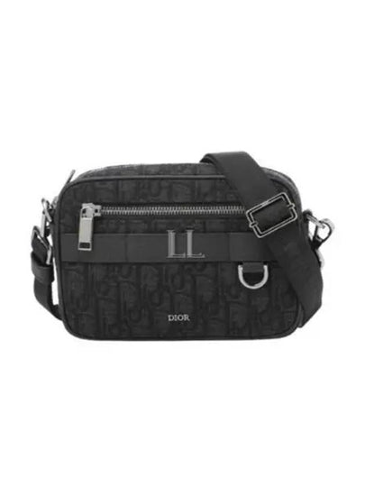 Safari Mini Oblique Jacquard Messenger Bag Black - DIOR - BALAAN 2