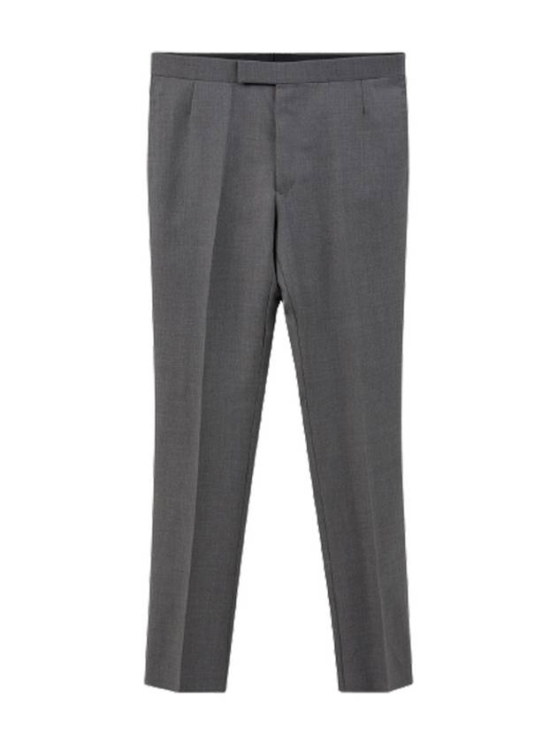 Super 120S Twill Classic Backstrap Trouser Pants Medium Grey - THOM BROWNE - BALAAN 2