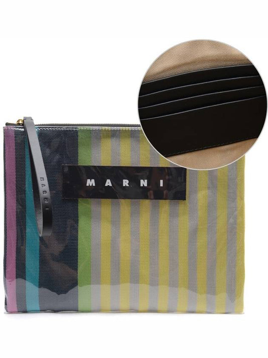 Glossy Grip Clutch Bag - MARNI - BALAAN.