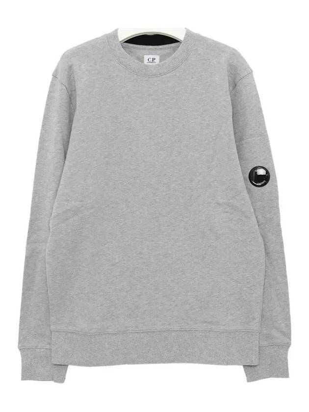 Diagonal Raised Fleece Sweatshirt Grey - CP COMPANY - BALAAN 3