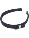 Salvatore Women's Vara Bow Hairband Navy - SALVATORE FERRAGAMO - BALAAN.