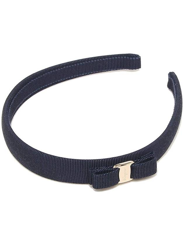 Vara Bow Headband Navy - SALVATORE FERRAGAMO - BALAAN 1