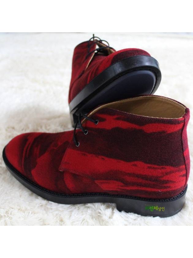 Size 255 red laceup boots - KENZO - BALAAN 9