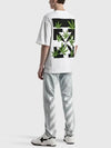 OffWhite WEED With Arrow Skate TShirt White - OFF WHITE - BALAAN 4