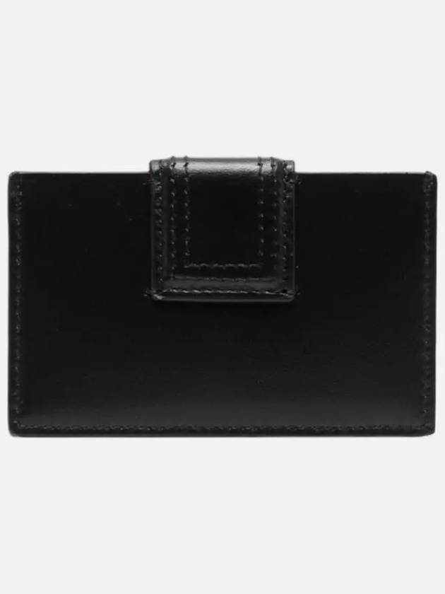 Le Porte Carte Bambino Flap Card Wallet  Black - JACQUEMUS - BALAAN 4