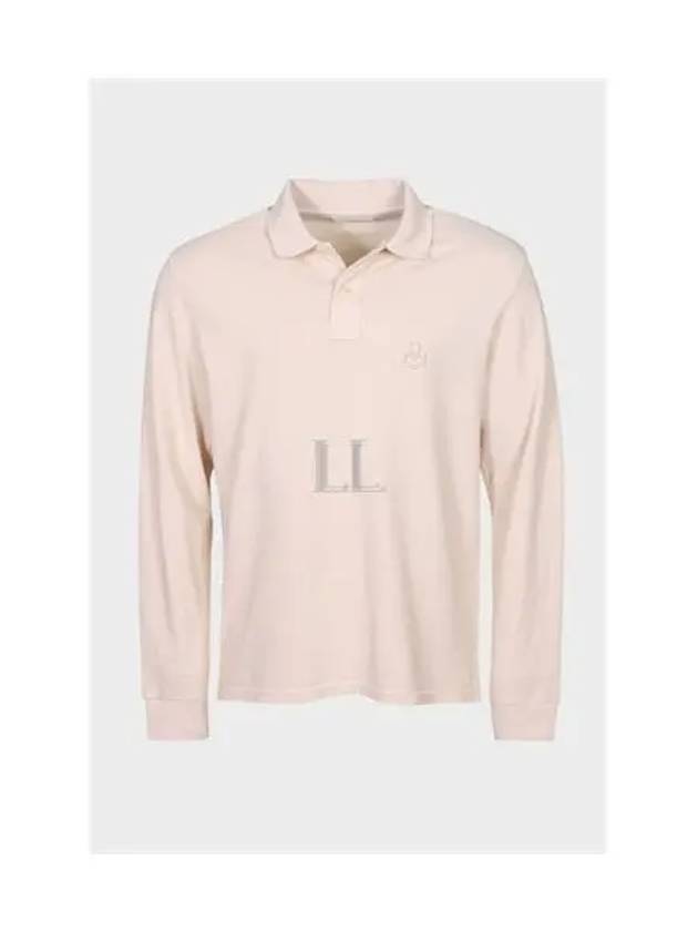 Amaury Embroidery Logo Long Sleeve Pk Shirt Beige - ISABEL MARANT - BALAAN 2