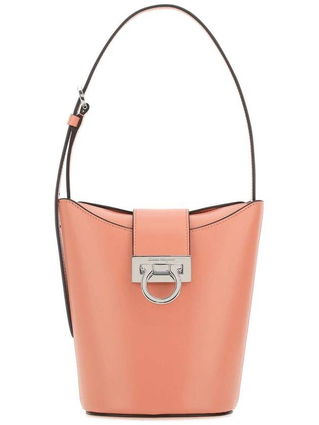 Small Trifolio Shoulder Bag Coral - SALVATORE FERRAGAMO - BALAAN 2