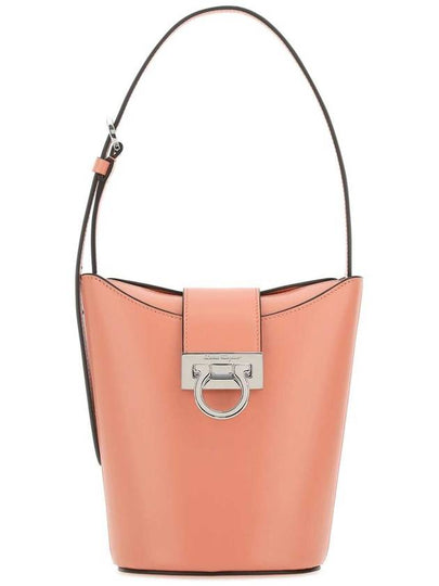 Small Trifolio Shoulder Bag Coral - SALVATORE FERRAGAMO - BALAAN 2