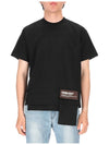 Men's Waist Pocket Short Sleeve T-Shirt Black Chocolate - AMBUSH - BALAAN.