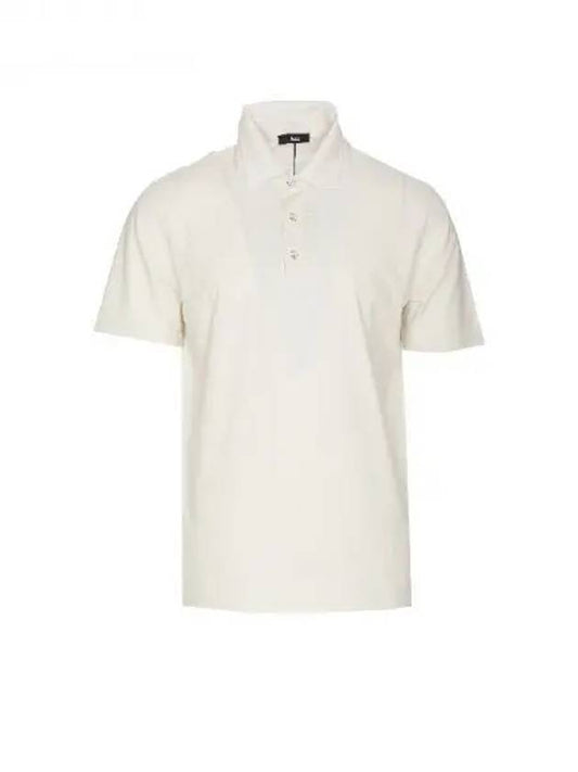 Herno white cotton polo shirt - HERNO - BALAAN 1